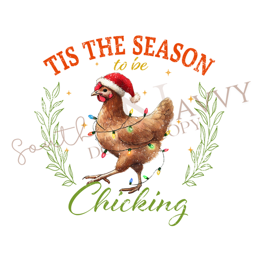 Tis the Season Chicken DTF