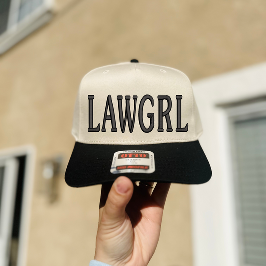 LAWGRL Embroidered Hat