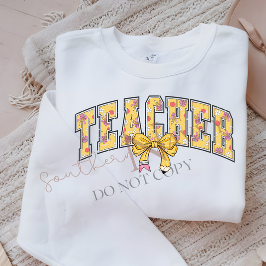 Teacher T-shirt or Sweatshirt DTF Printed