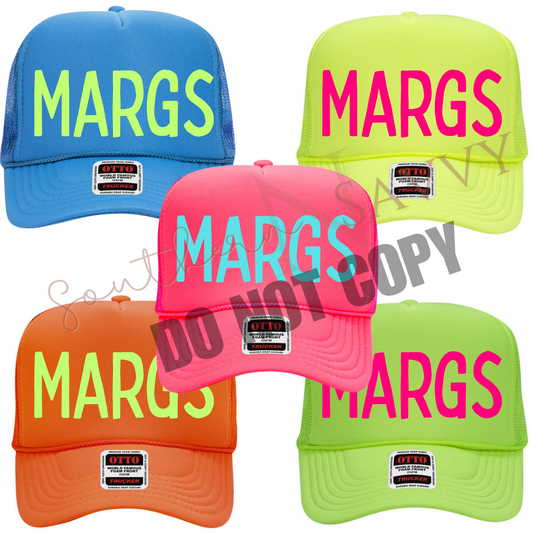 EMBROIDERED Margs Hat