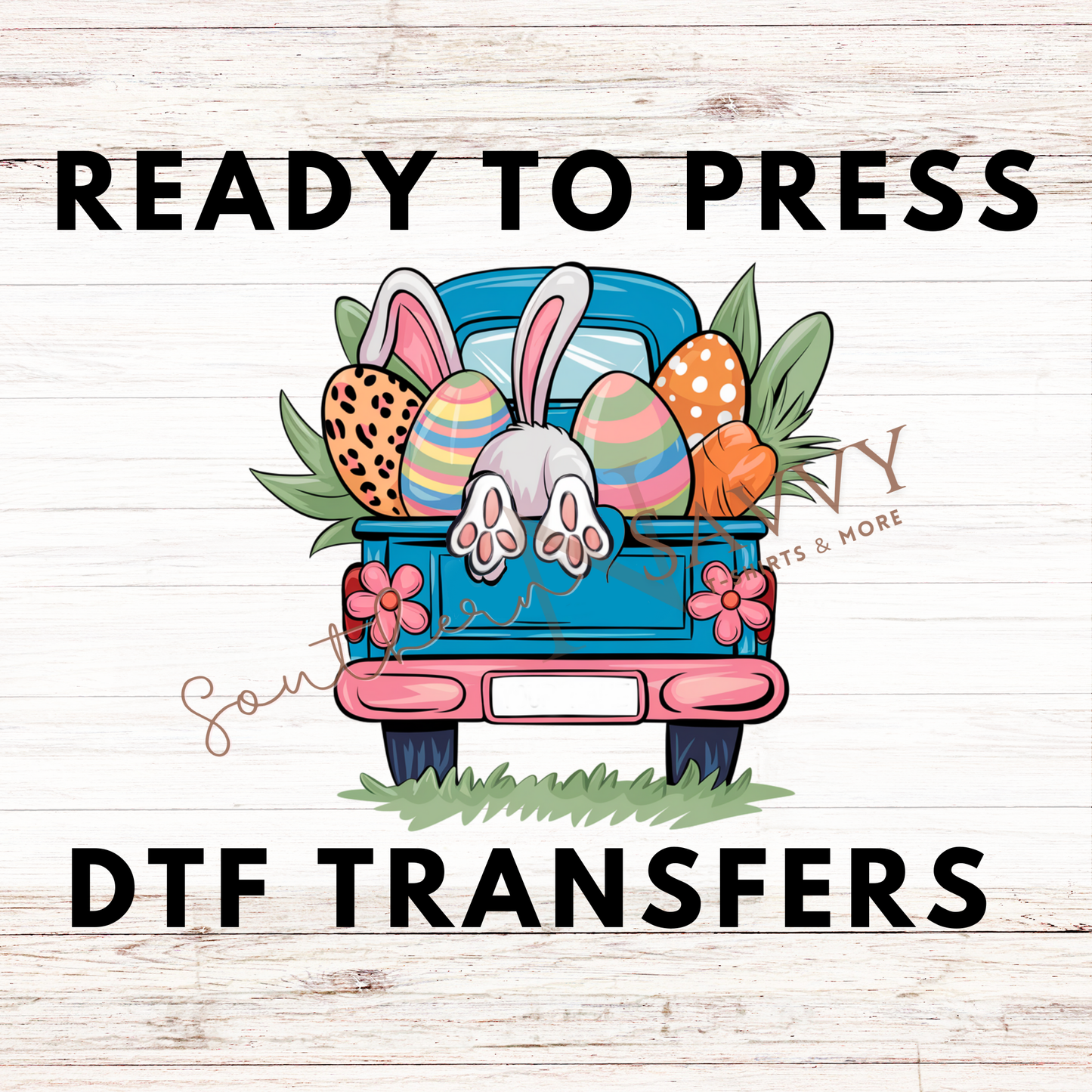 Easter Truck UV DTF & DTF