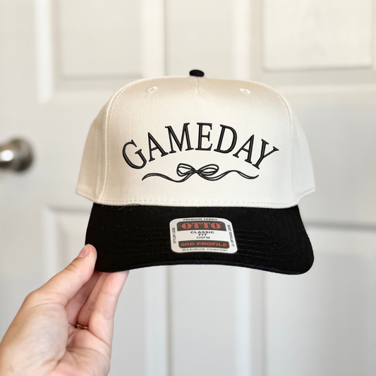 Gameday Bow Embroidered Hat