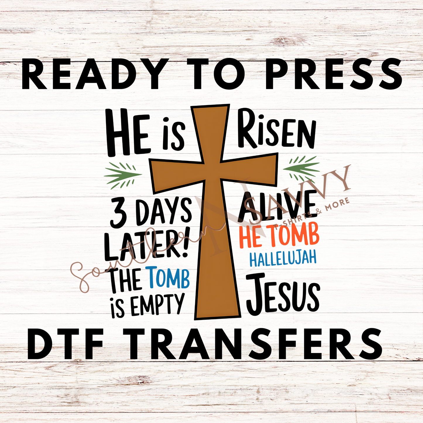 He is Risen UV DTF & DTF