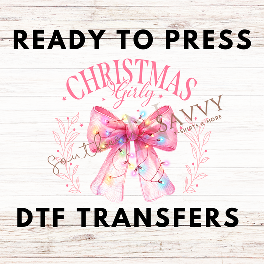 Christmas Girly UV DTF & DTF