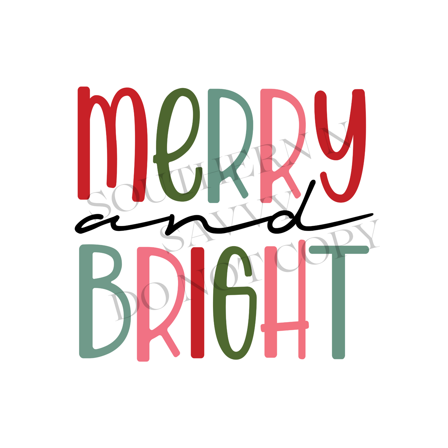 Merry & Bright DTF