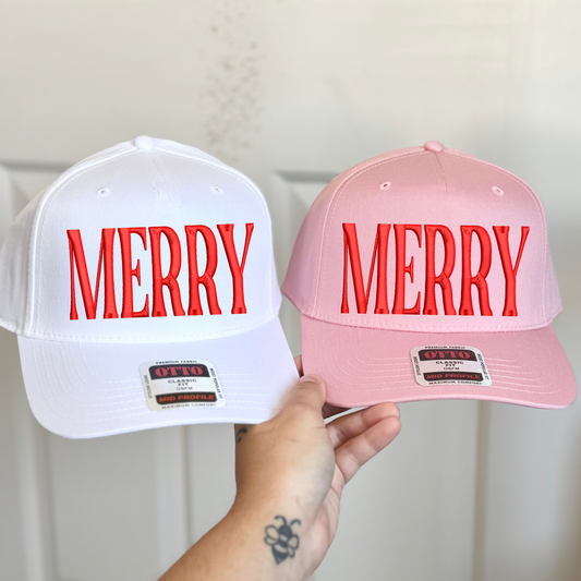 F5 MERRY SOLID Embroidered Hat