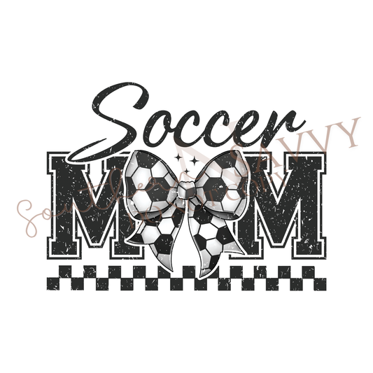 Soccer Mom Bow DTF