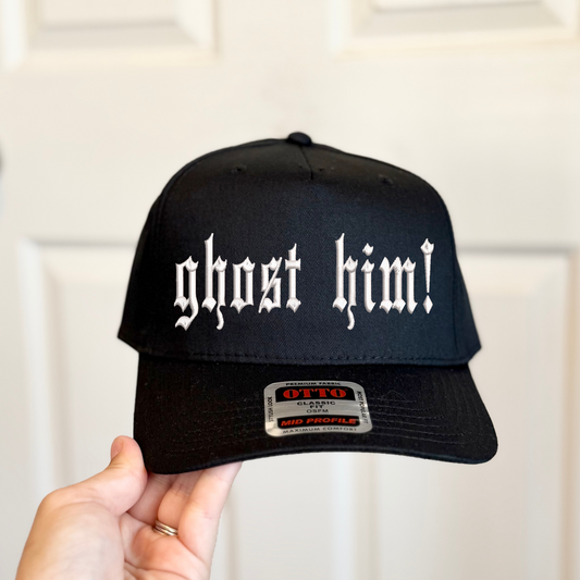 Ghost Him! Embroidered Hat