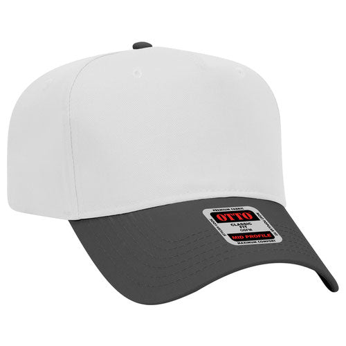 White/Black Otto Canvas Hat