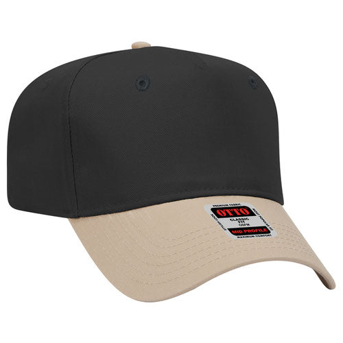 Black/Tan Otto Canvas Hat