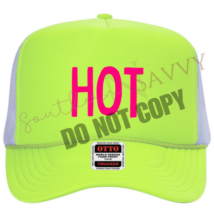 EMBROIDERED HOT Hat