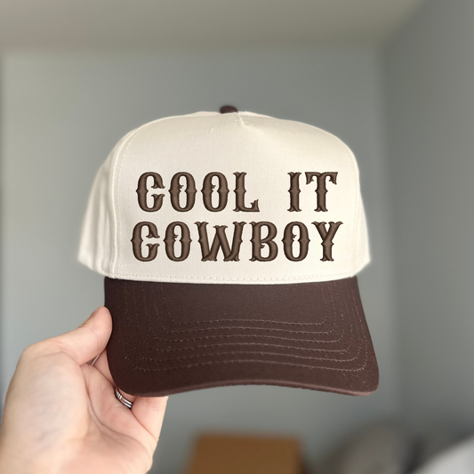 Cool it Cowboy Embroidered Hat