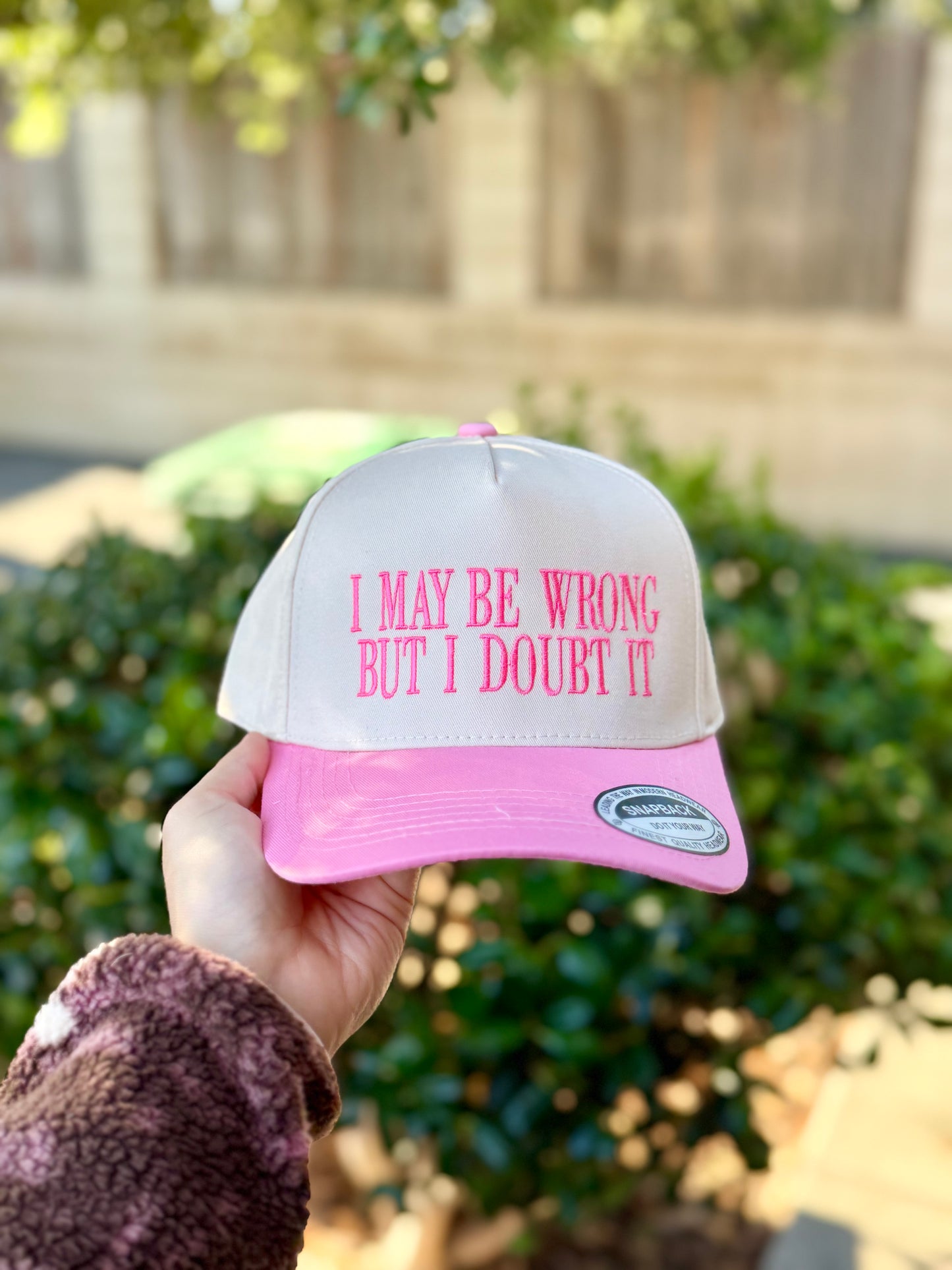 I may be wrong but i doubt it Embroidered Hat