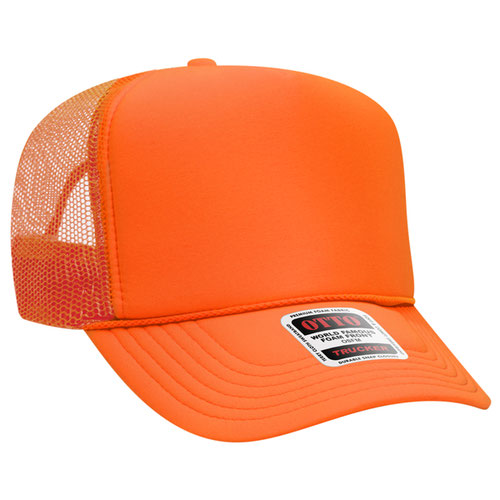 Neon Orange Otto Foam Trucker Hat