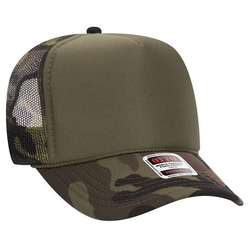 Green/Camo Otto Foam Trucker Hat
