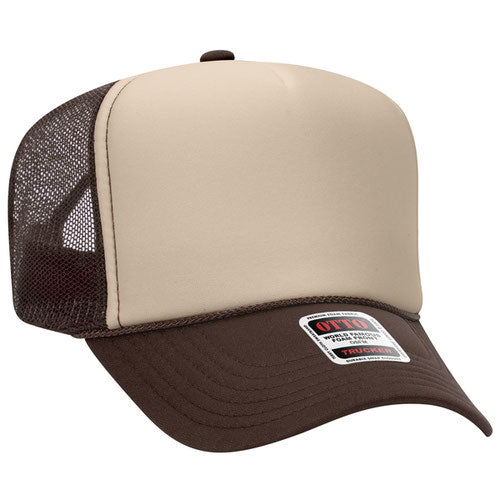 Tan/Brown Otto Foam Trucker Hat