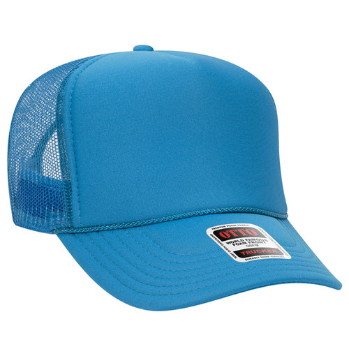 Neon Blue Otto Foam Trucker Hat