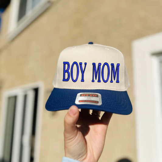 BOY MOM Embroidered Hat