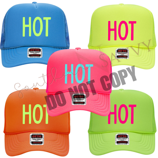 EMBROIDERED HOT Hat