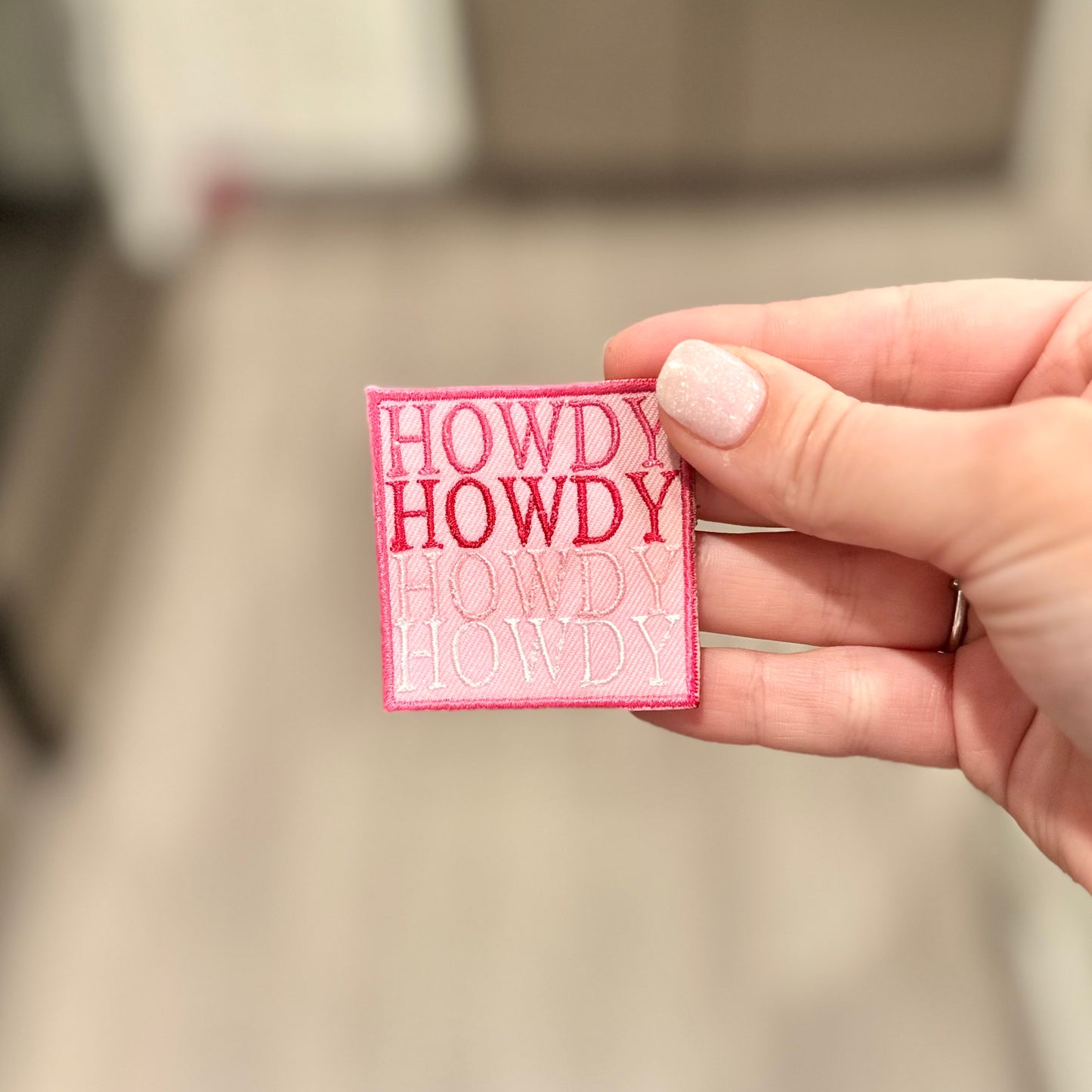 Howdy x4 Iron On Patch