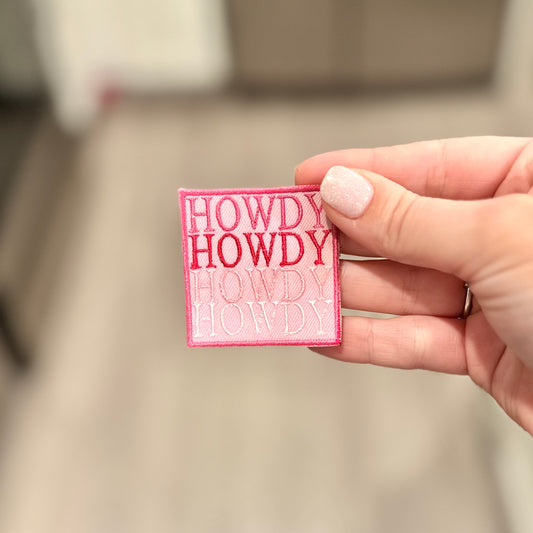 Howdy x4 Iron On Patch