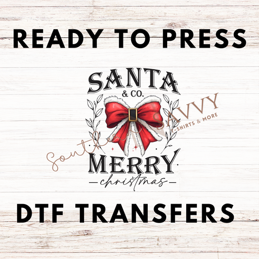 Santa and Co UV DTF & DTF