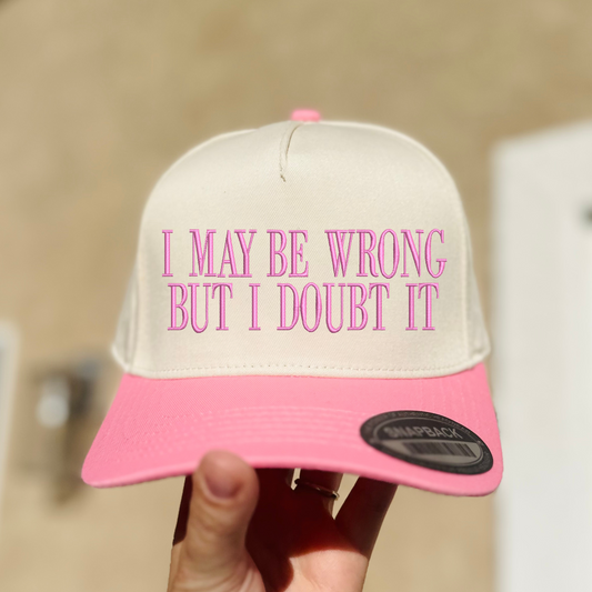 I may be wrong but i doubt it Embroidered Hat