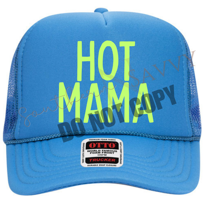 EMBROIDERED Hot Mama Hat