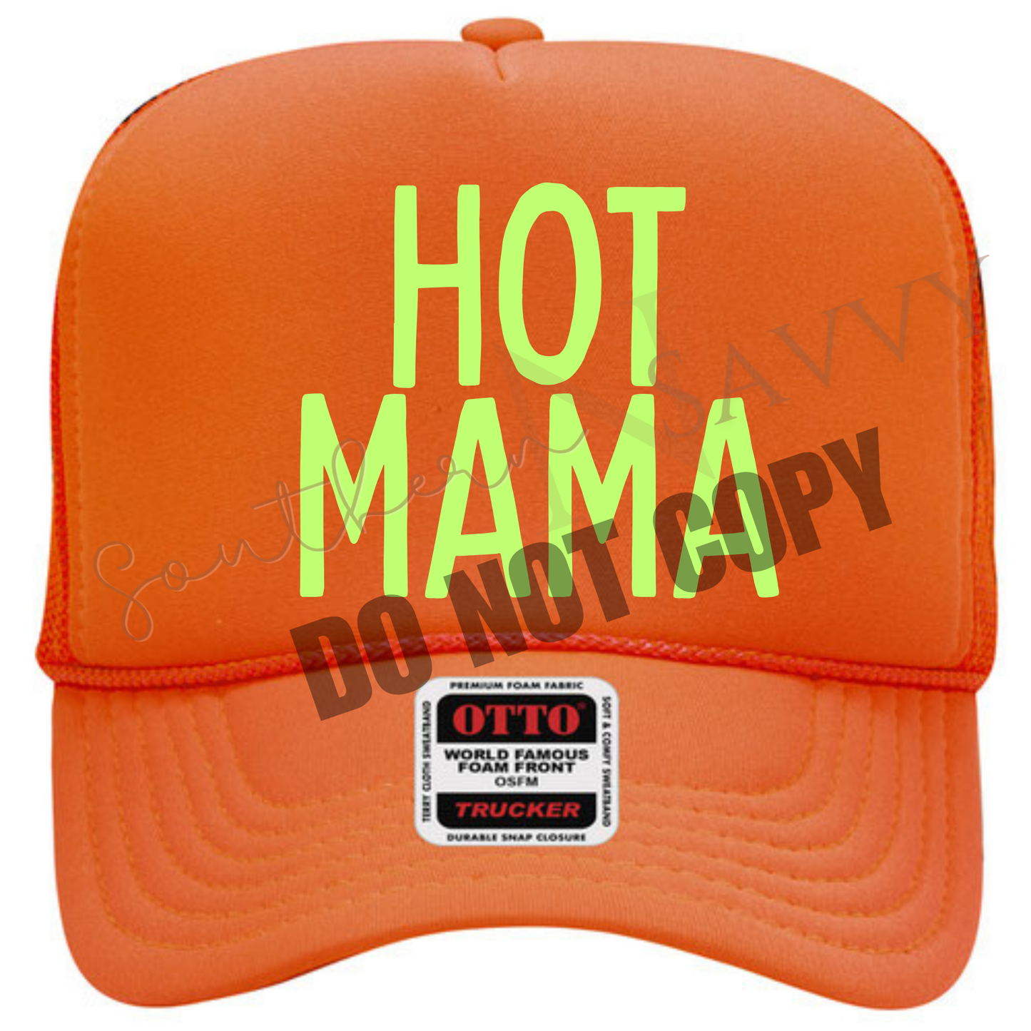 EMBROIDERED Hot Mama Hat