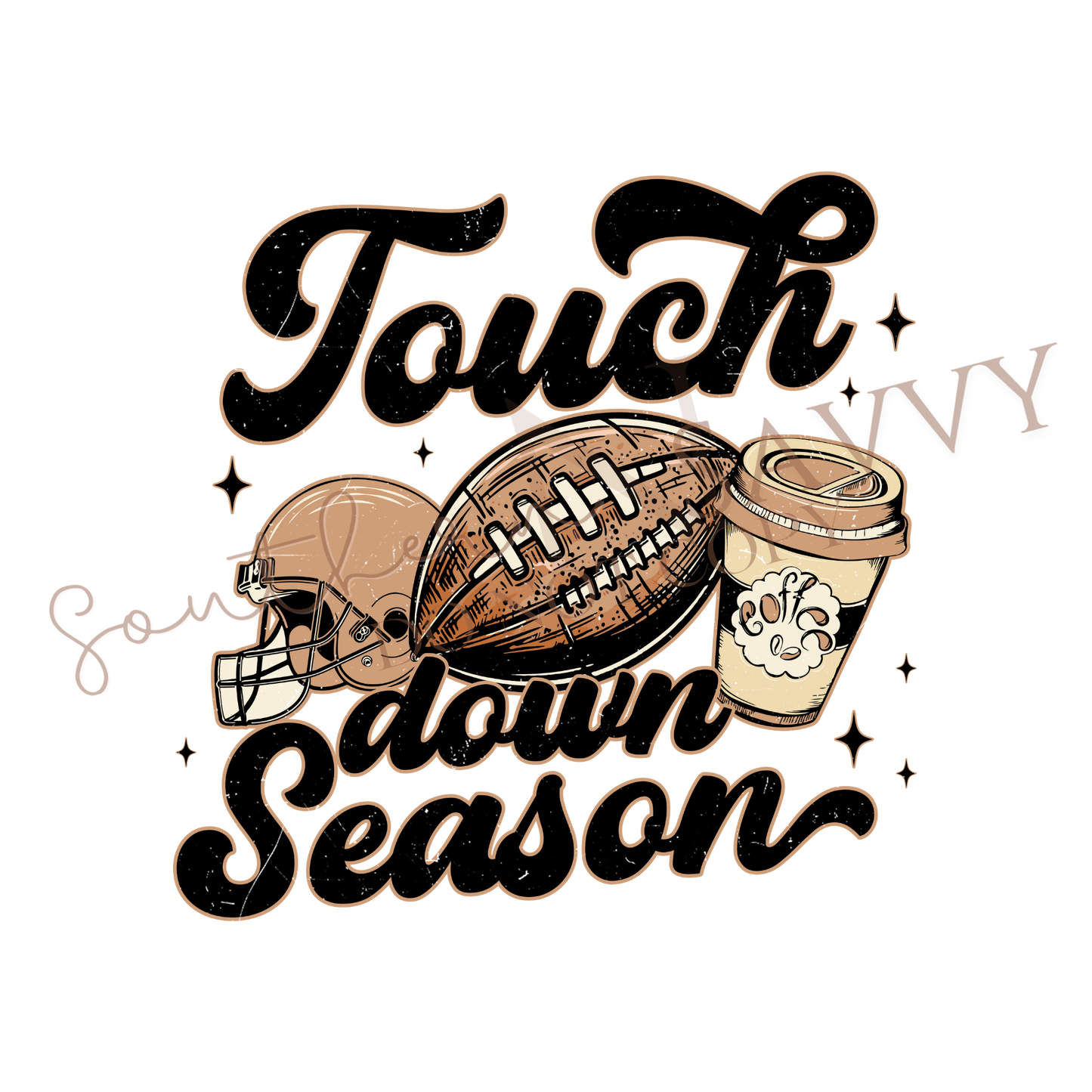 Touch down Season Coffee  DTF