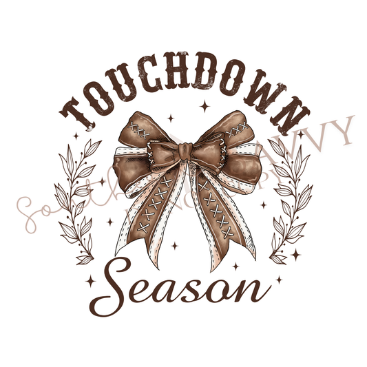 Touchdown Season Bow DTF