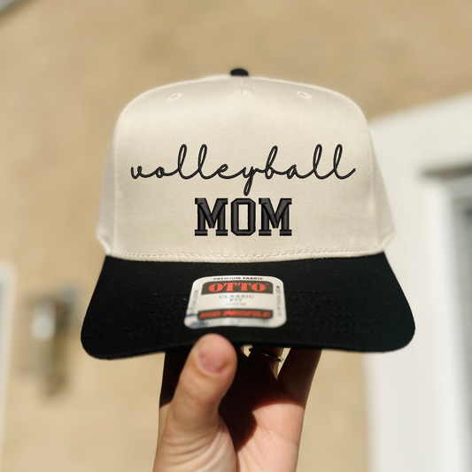 Volleyball Mom Embroidered Hat