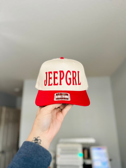 JEEPGRL Embroidered Hat