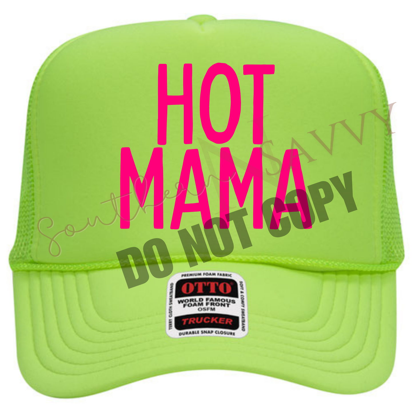 EMBROIDERED Hot Mama Hat