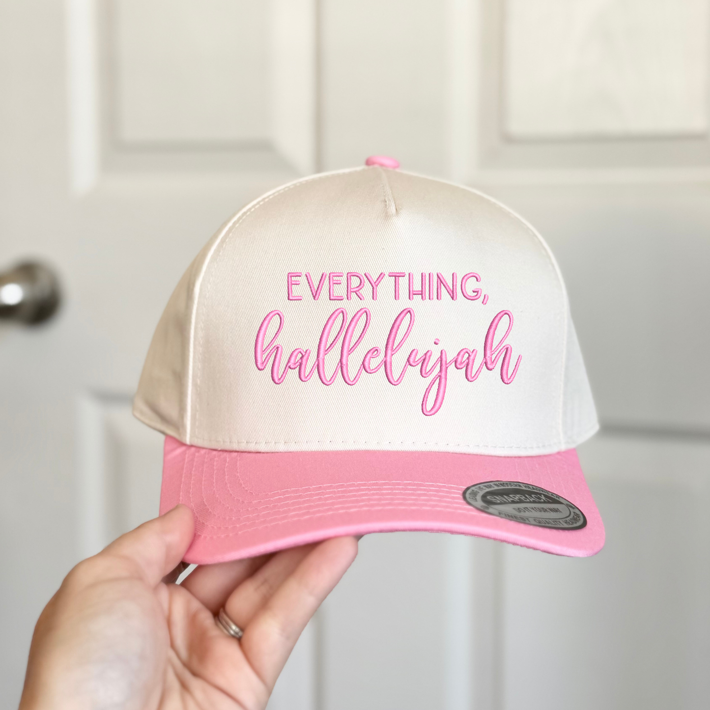 Everything Hallelujah Embroidered Hat