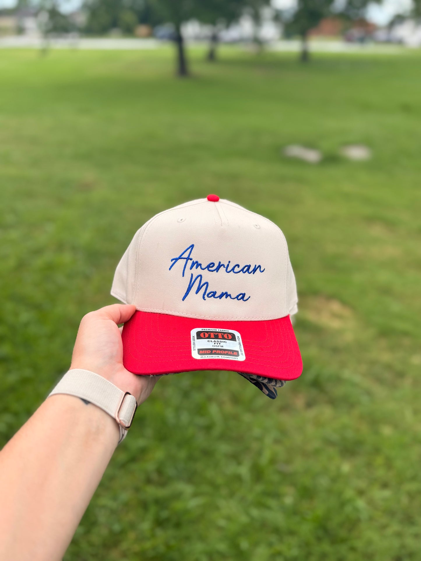 American Mama Embroidered Hat