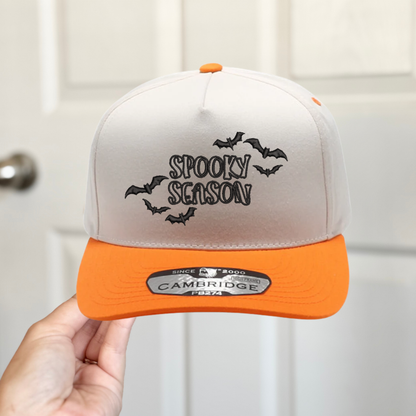 SPOOKY SEASON ( with bats ) Embroidered Hat