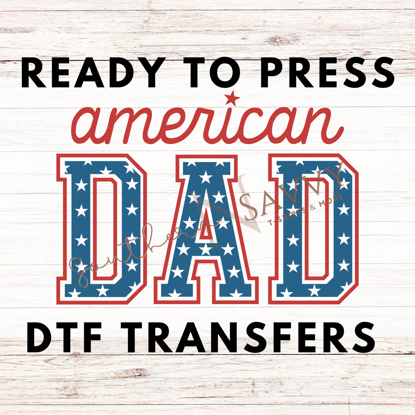 American Dad 4th of July UV DTF & DTF
