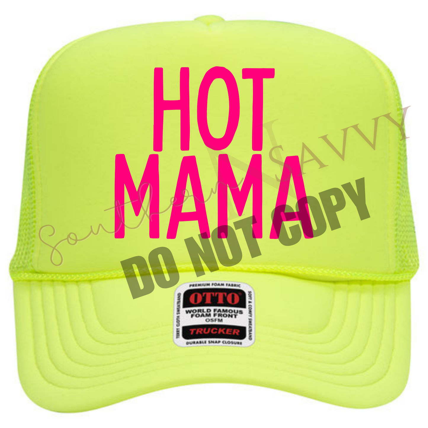 EMBROIDERED Hot Mama Hat