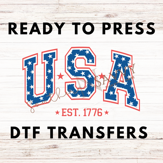 USA 4th of July UV DTF & DTF