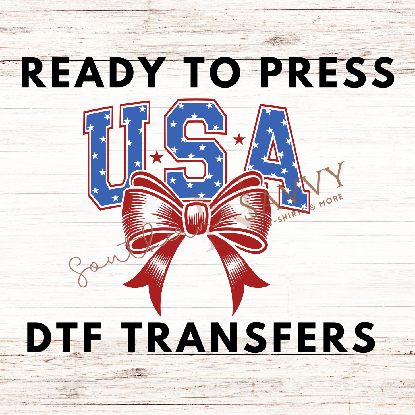USA Bow 4th of July UV DTF & DTF