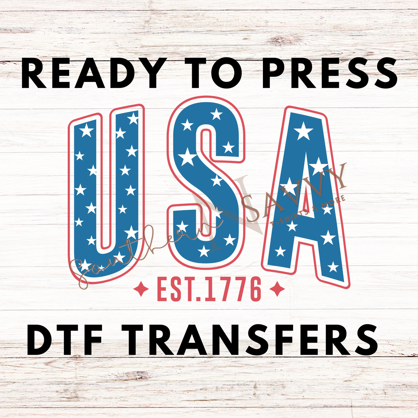 USA 4th of July UV DTF & DTF