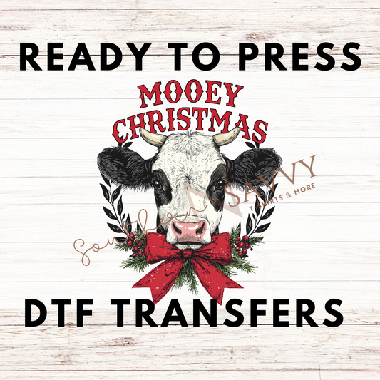 Mooey Christmas UV DTF & DTF