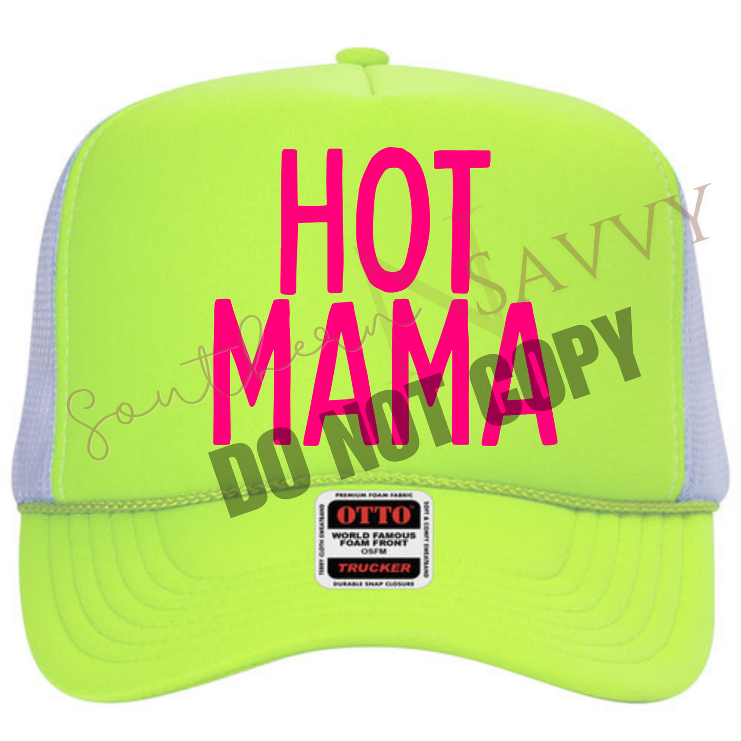 EMBROIDERED Hot Mama Hat