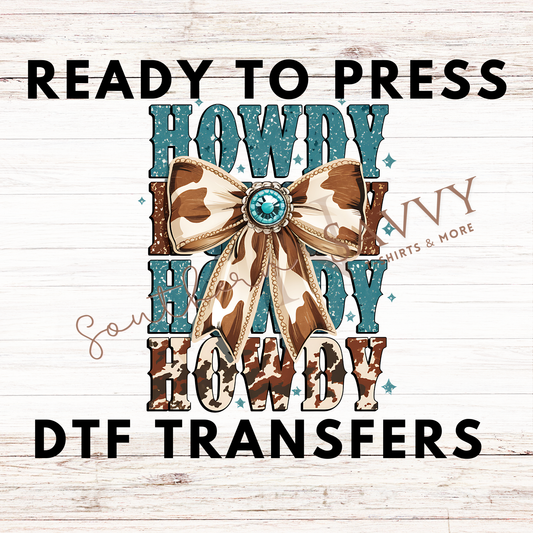 Howdy x4 UV DTF & DTF