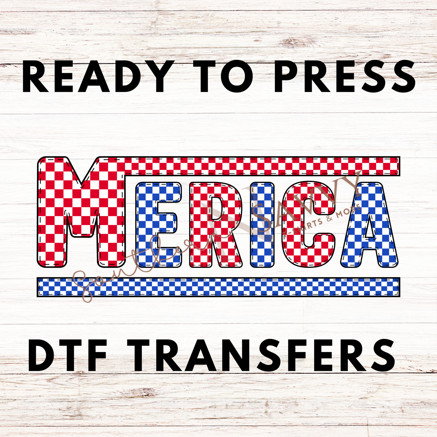 Merica 4th of July UV DTF & DTF