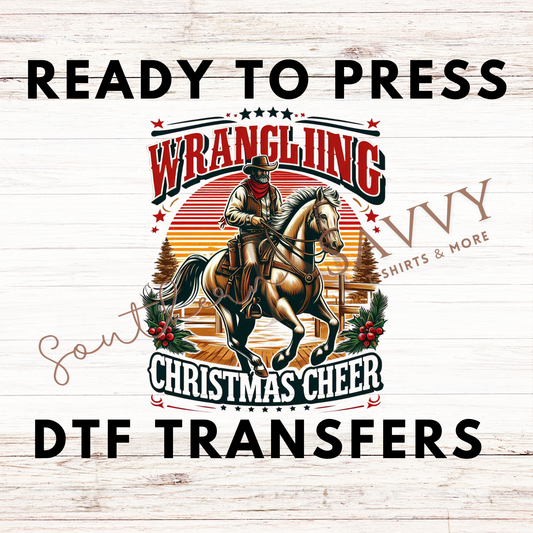 Wrangling Christmas UV DTF & DTF