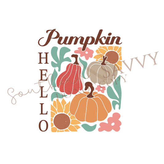 Hello Pumpkin UV DTF & DTF