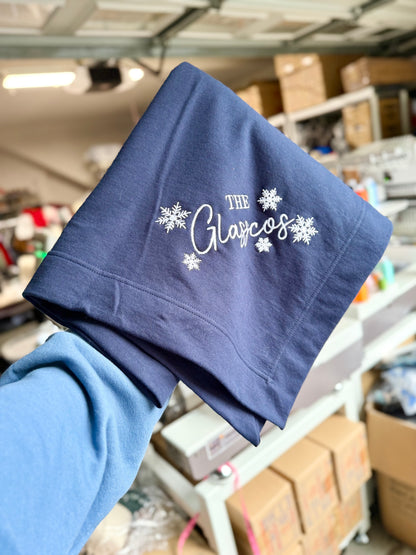 Custom Gildan Blanket 50*60 | Embroidered