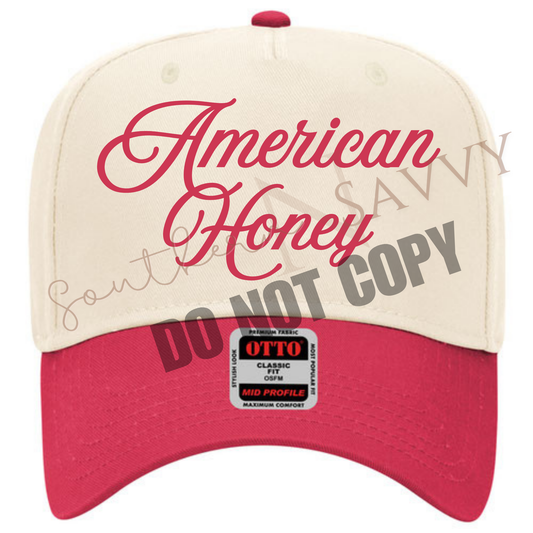 EMBROIDERED American Honey Hat